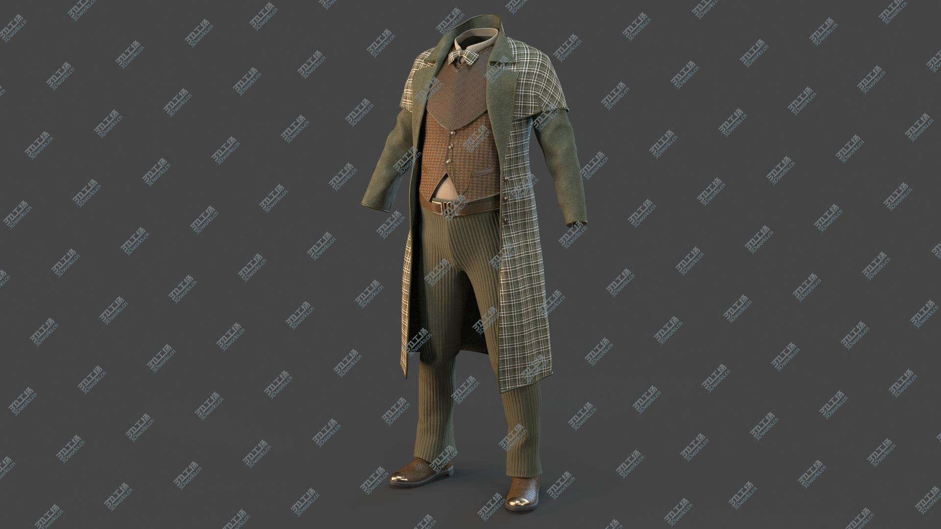 images/goods_img/2021040162/3D Vintage Clothing Male Suit model/3.jpg